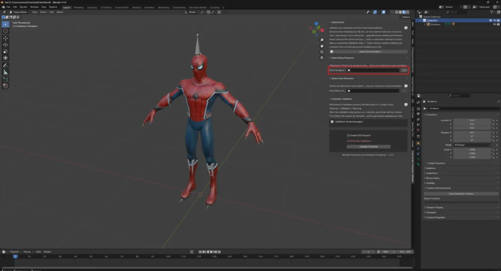 キャラクターの展開