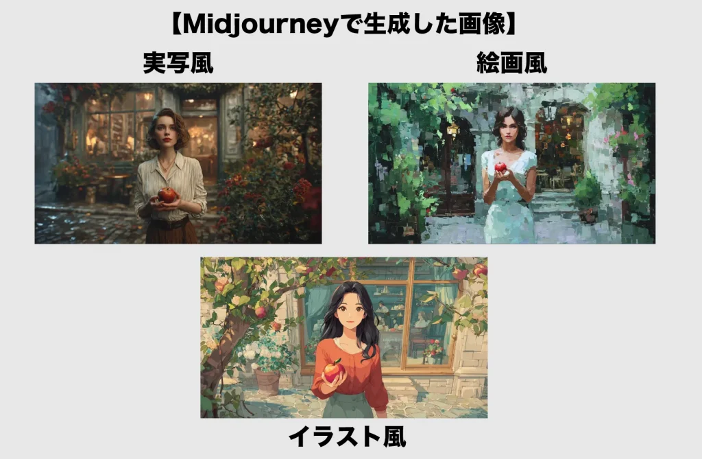 Midjourneyで生成した画像