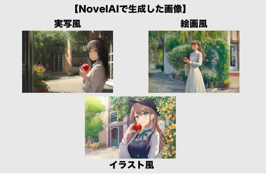 NovelAIで生成した画像