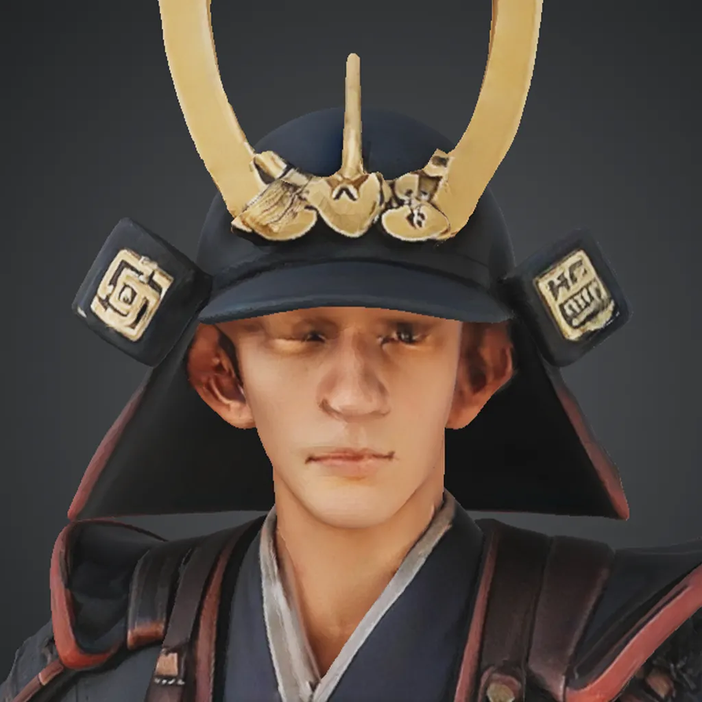 顔の造形が崩れているモデル(標準)