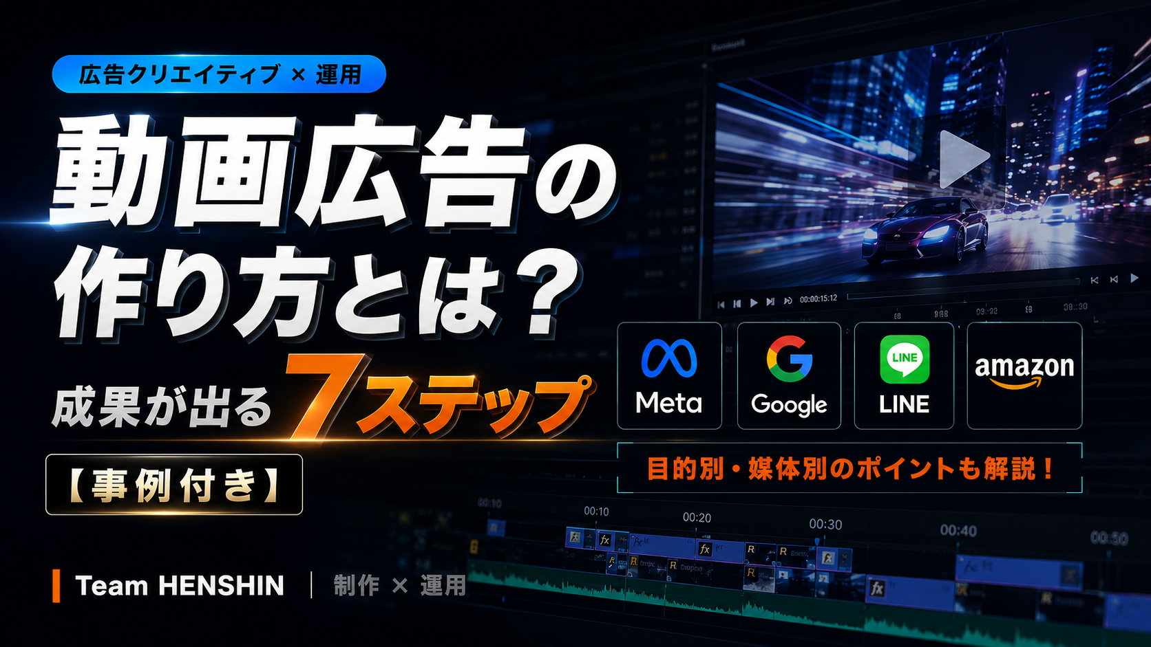 動画広告の作り方とは？成果が出る7ステップ【事例付き】
