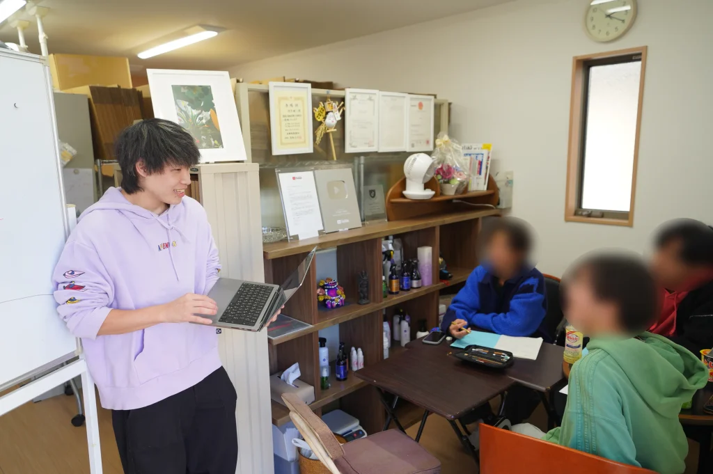 大田区立大森第四中学校 YouTuber職場体験2025 1日目